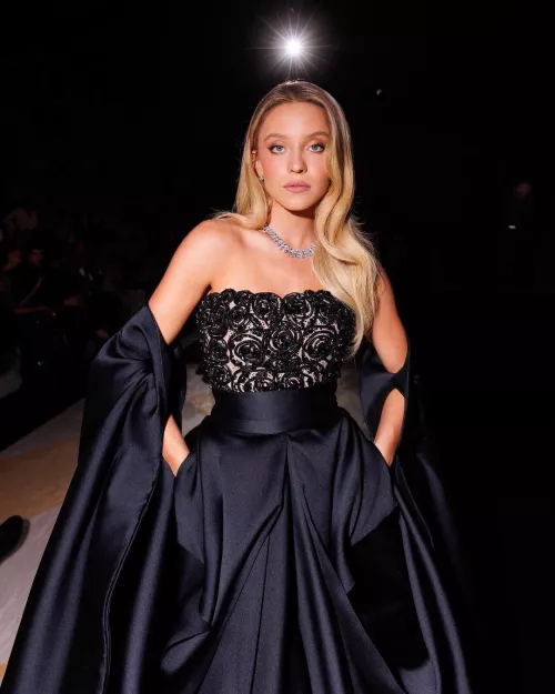 Sydney Sweeney at the Armani Fashion Show, IG Story, September 2023 by Quick_Presentation11