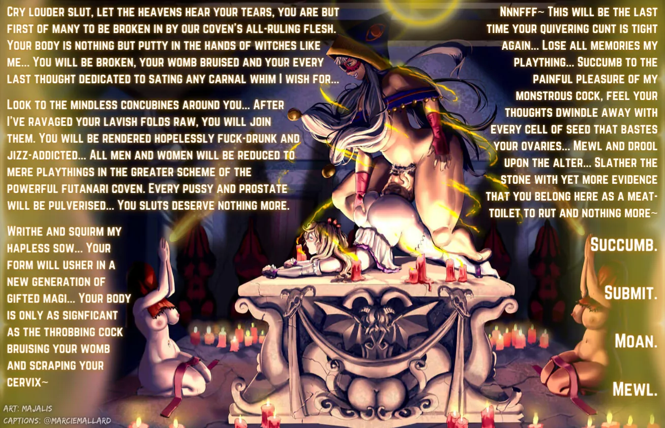 Usher in the new rulers~ [Futanari] [Noncon] [Cult] [Mindbreak] [Brainwash] [Futadom] posted by MarcieMallard