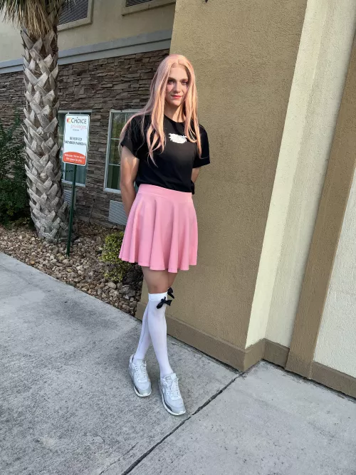 Was my river walk outfit cute enough? :3 (6’4) by Tallfemboi