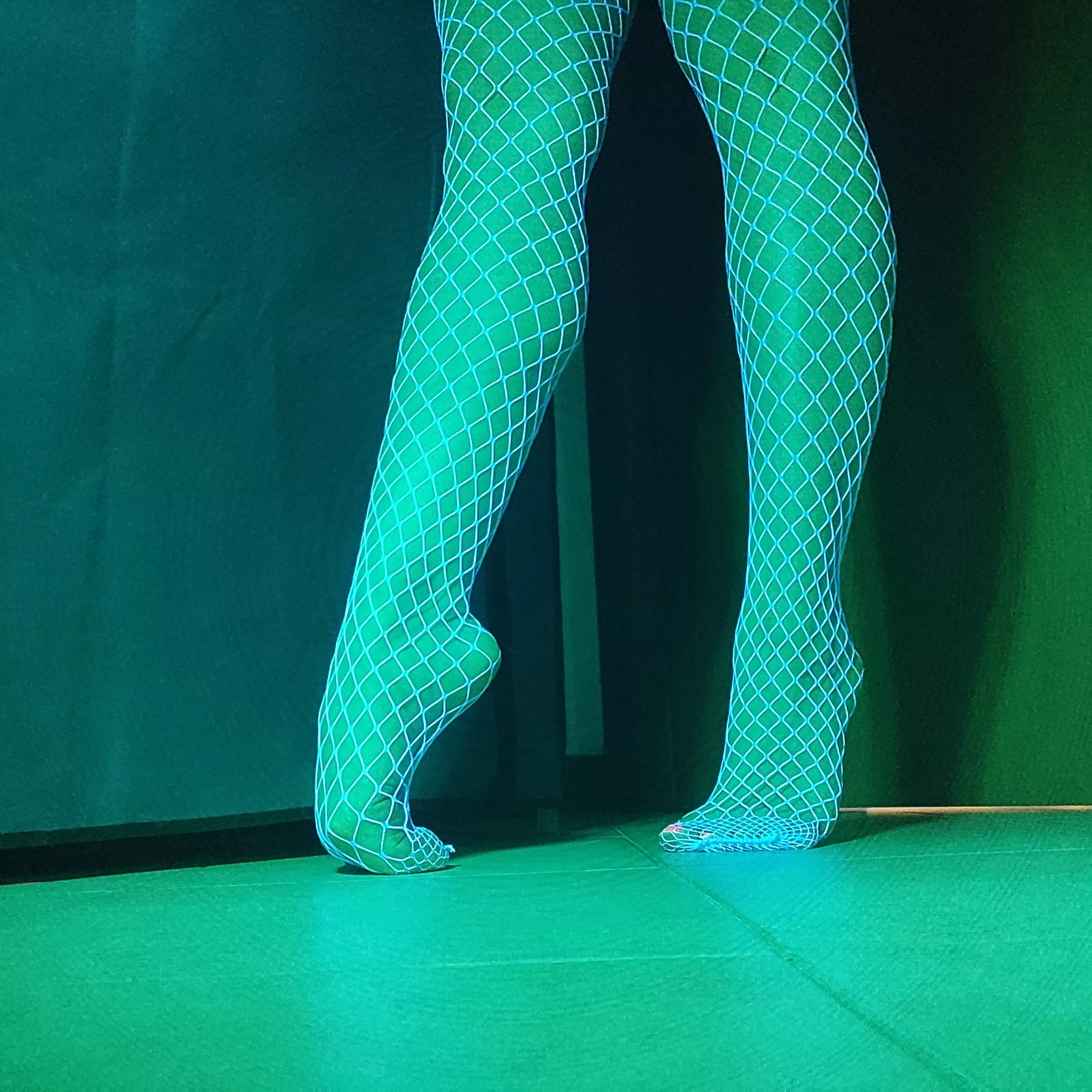 Would you worship my legs and feet under this UV light? 😏 posted by _asmrfeet