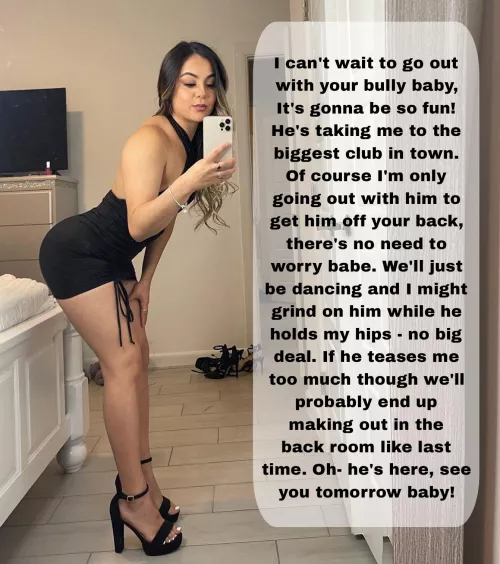 Your girlfriend goes clubbing with your bully by deductive_cocaine