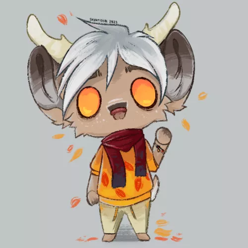 🍁Another little bean (commissions are open) by Skykristal
