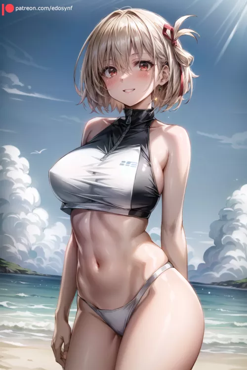 Chisato at the beach (edosynf) by edosynf