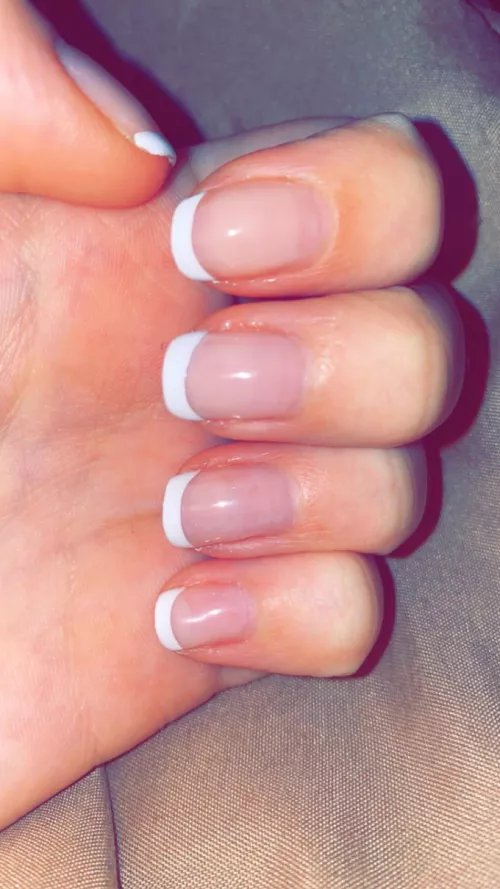 Classic French tips 💅 by lyylyy2