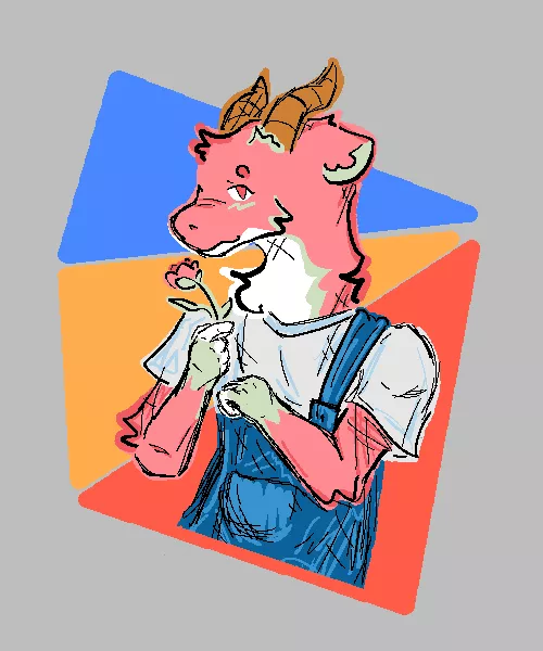 Flower boy (Art by Me) by Moonshine787