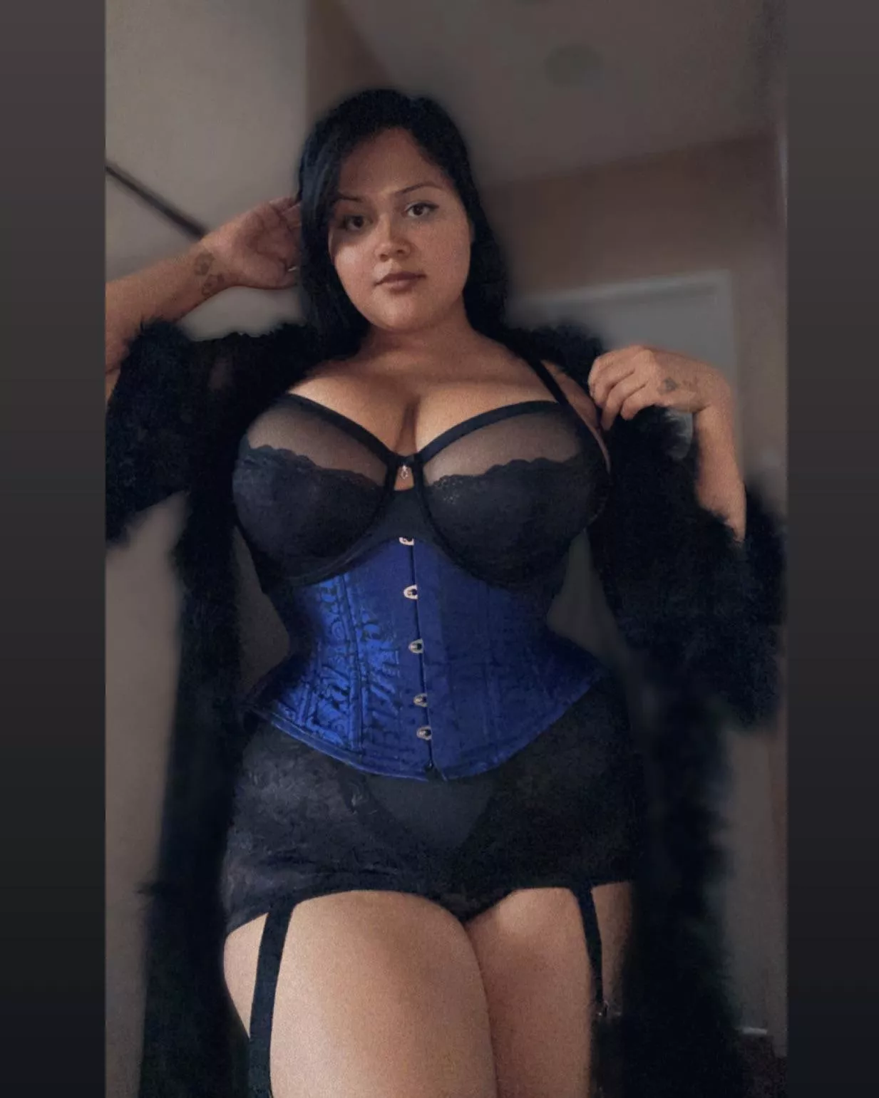 From the other day 💙🖤 posted by priscillaxox