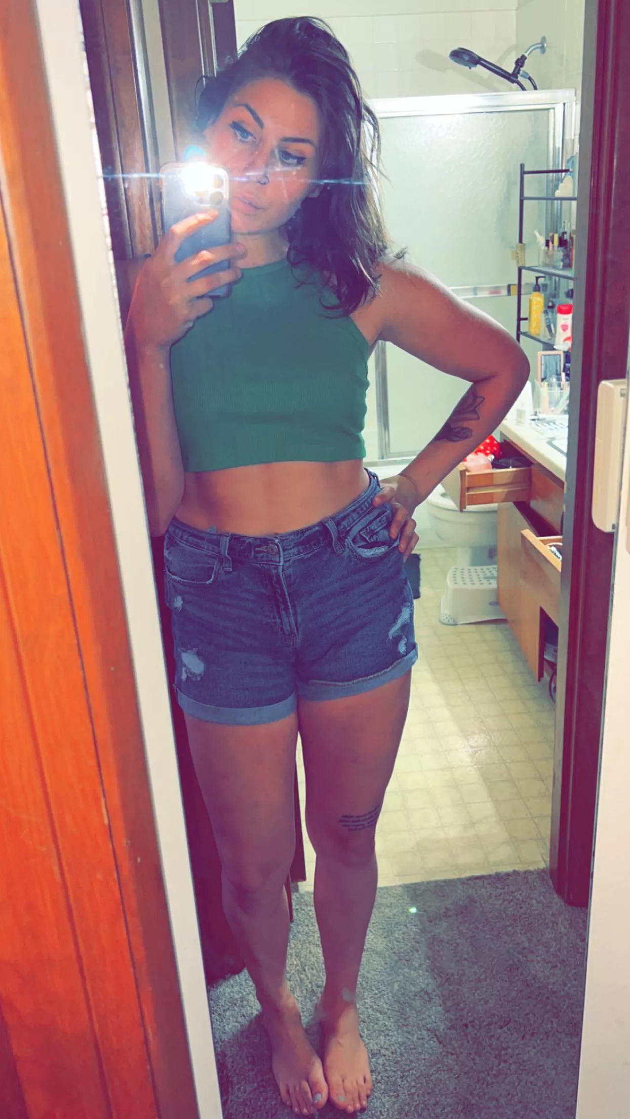 Greens my favorite color 🫒🥝💚 posted by Brittfaithm