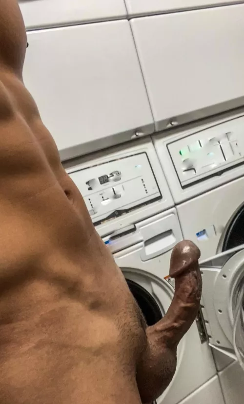 In a Public laundry about to do 1 Load by Dangerous-March-4046