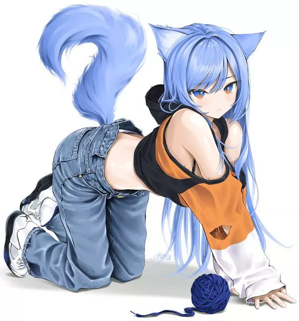 Jeans are uncomfortable (Chaesu) [Original] posted by ZAHANDOGAKIZU