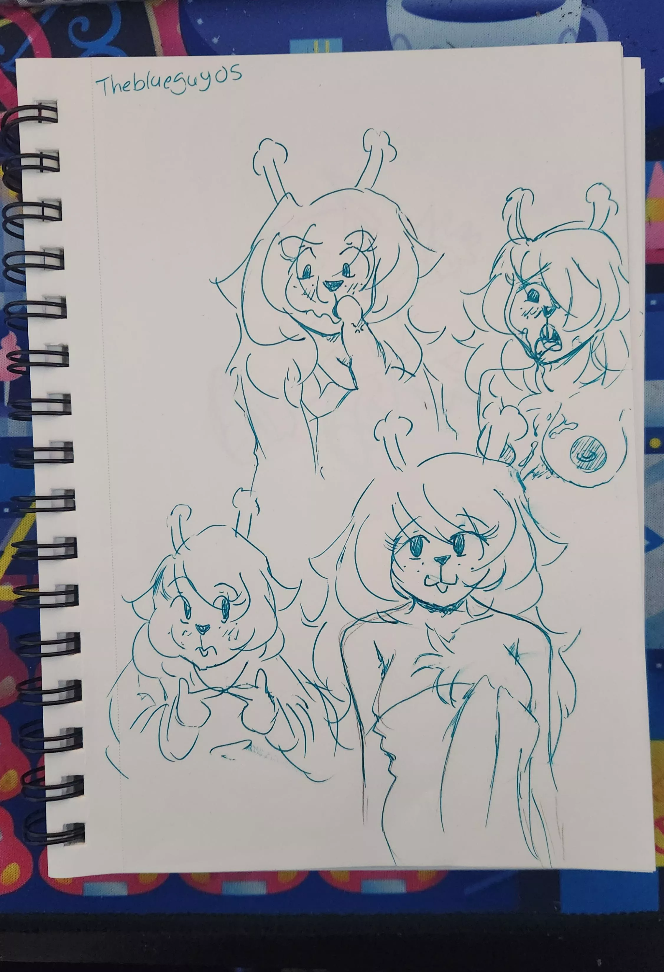 Late night [Noelle] sketches 5 posted by theblueguy05