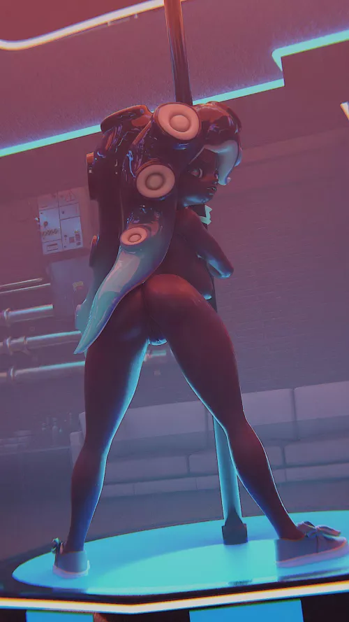 Marina in the strip club [TealGerudo] [OC] by ASharkMadeOfTeal