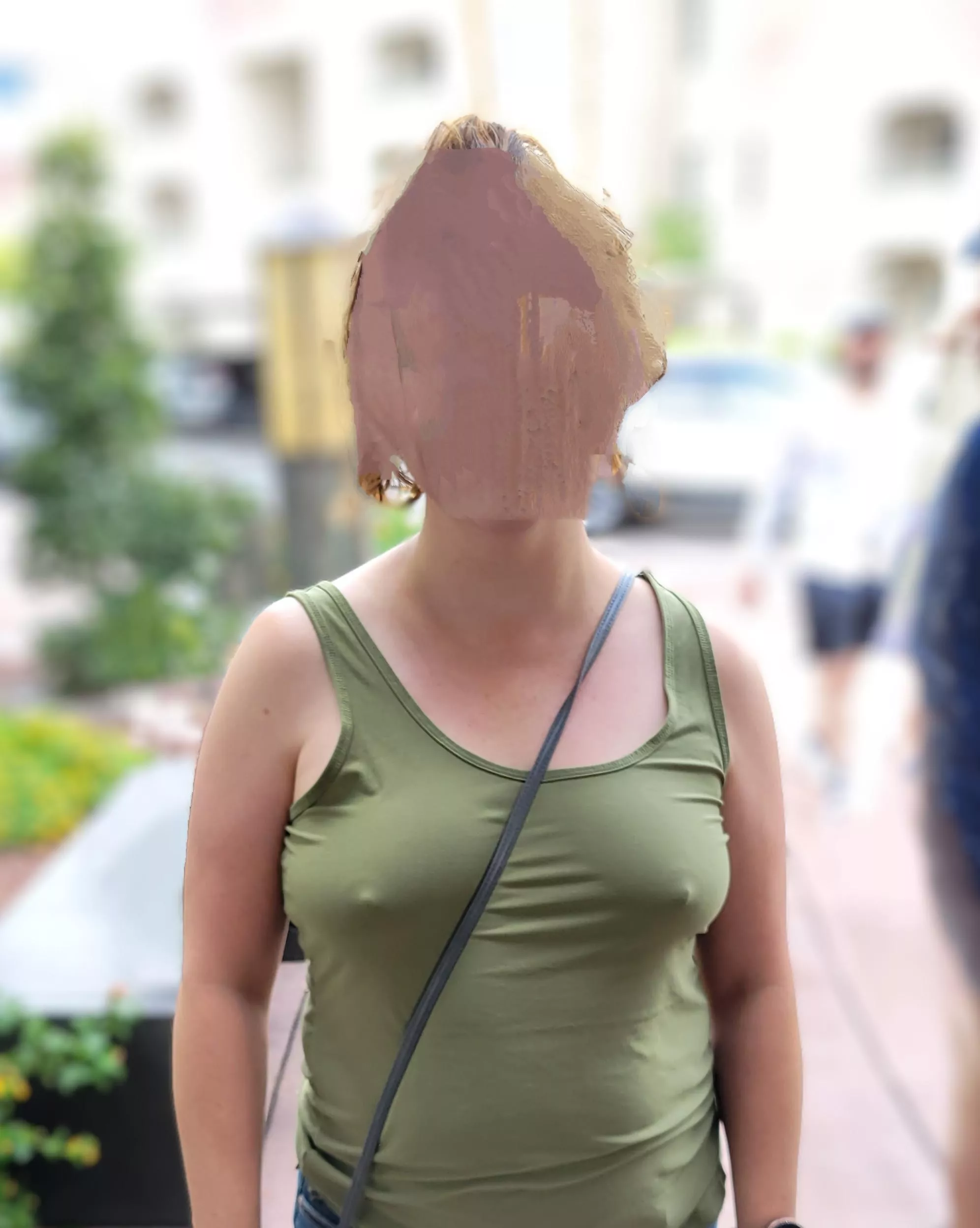 My husband loves when I wear my purse strap like this posted by flamethrower187