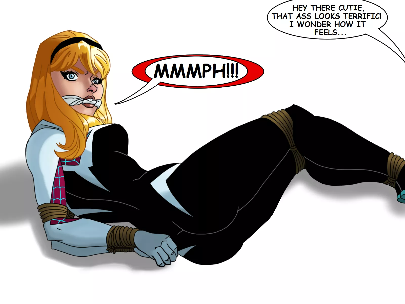 Spider Gwen captured posted by Helpful-Ad-4401