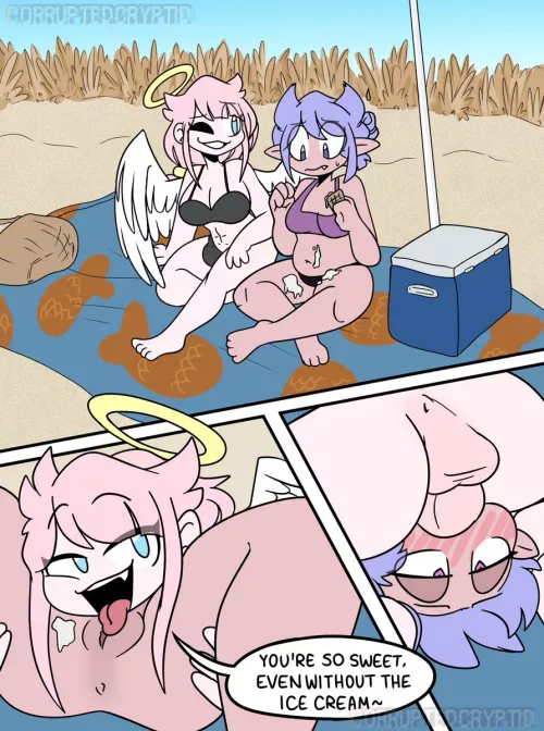 The perfect way to end your beach date! (Corruptedcryptid) by Successful_Economy95