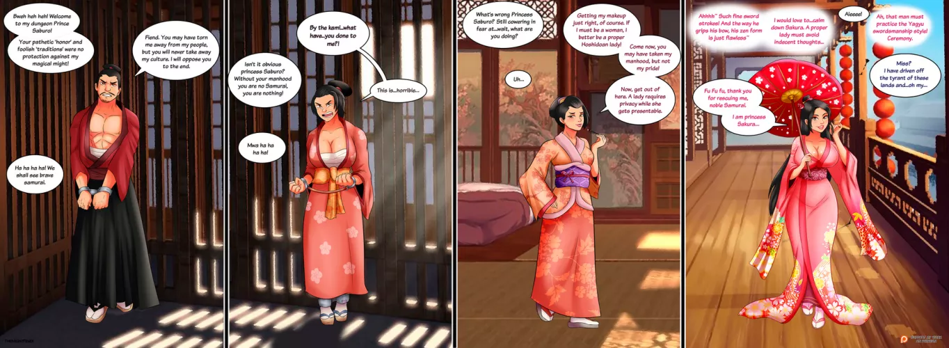 The samurai bride - MTF by TheMightFenek by AgenderChaos