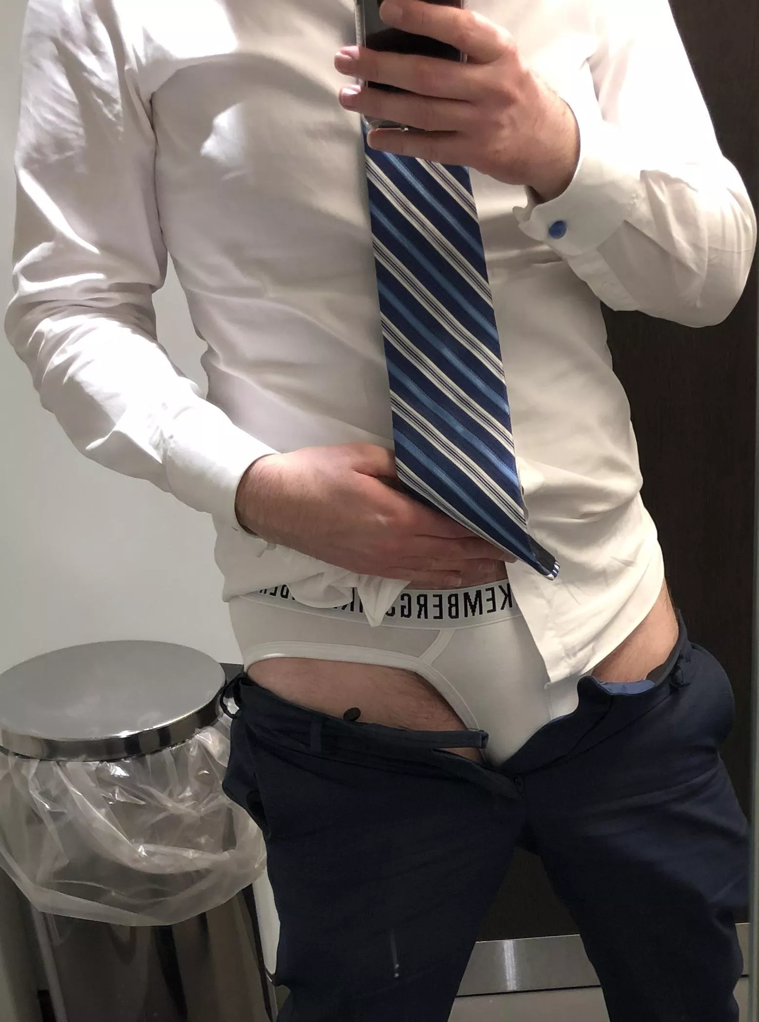 We had a casual dress code in the office for the summer heat that never came. First week of suits, and there’s a heatwave. posted by Richardse110