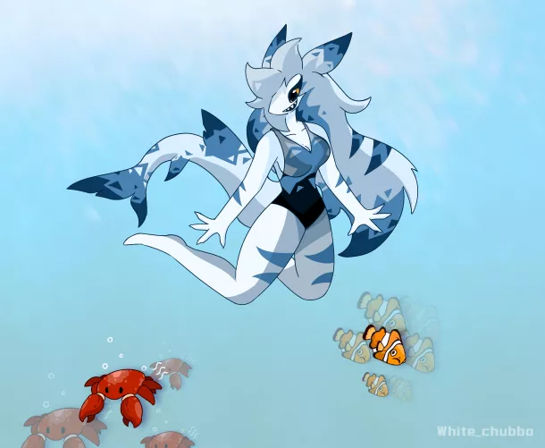 Would you like to go for a swim with her? by white_chubbo