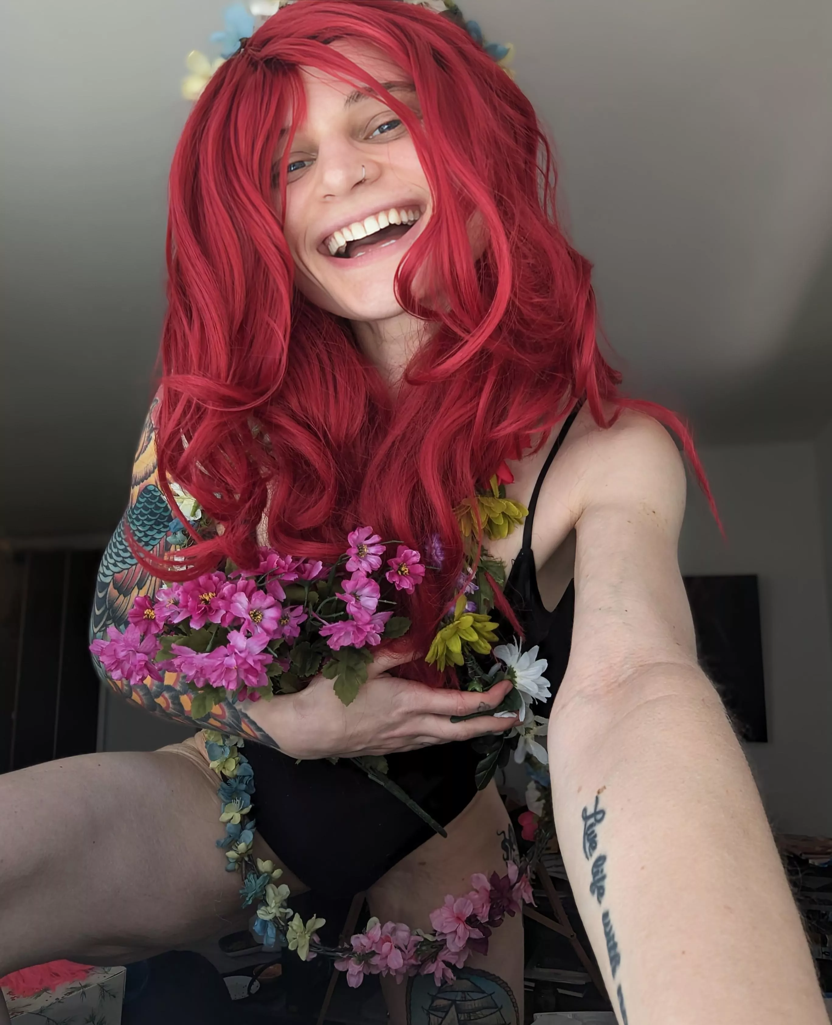 A goofy lil flower child posted by oliviaoccult