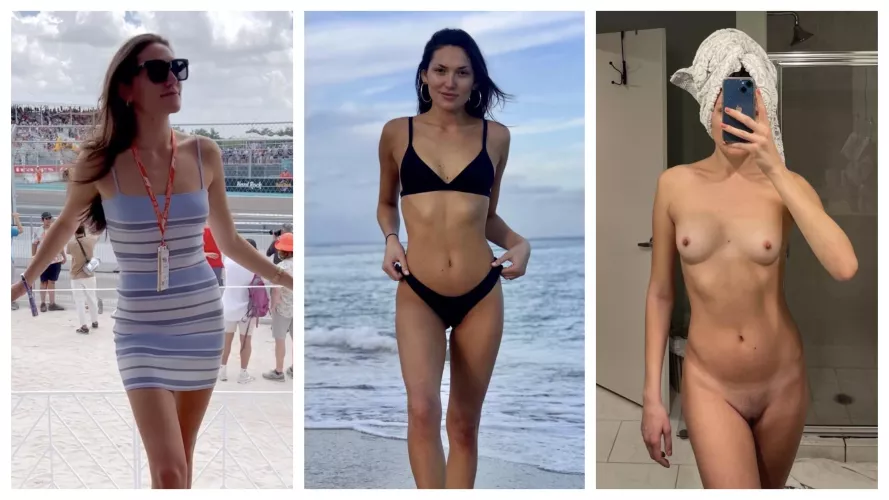 Each stage of undress ;) [f] by hallobeachwood