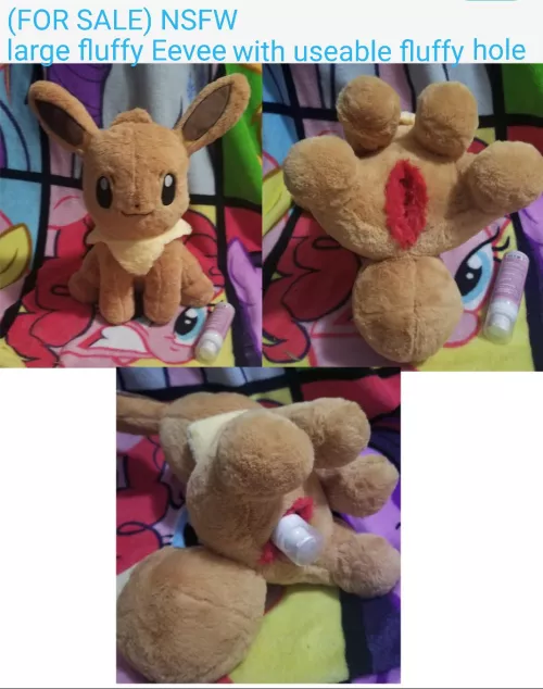 (FOR SALE) NSFW fuckable feral male or female Pokemon Eeveelution Eevee with one useable hole [MF] (Furrysale) by Furry-sale