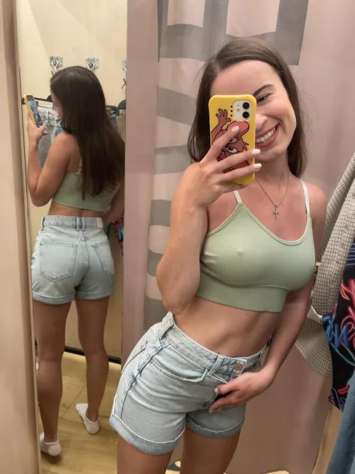 Hope ass in shorts it’s ok here☺️ by rarefindgirl