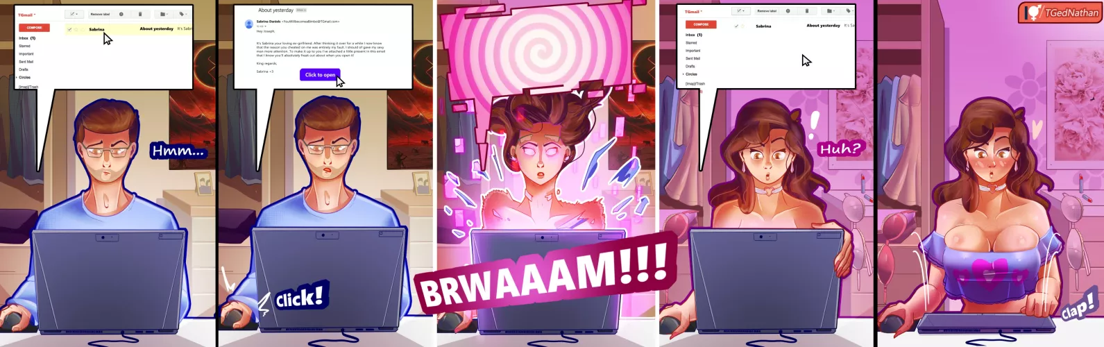 Hypnotic Email by TGedNathan by bigtgfan