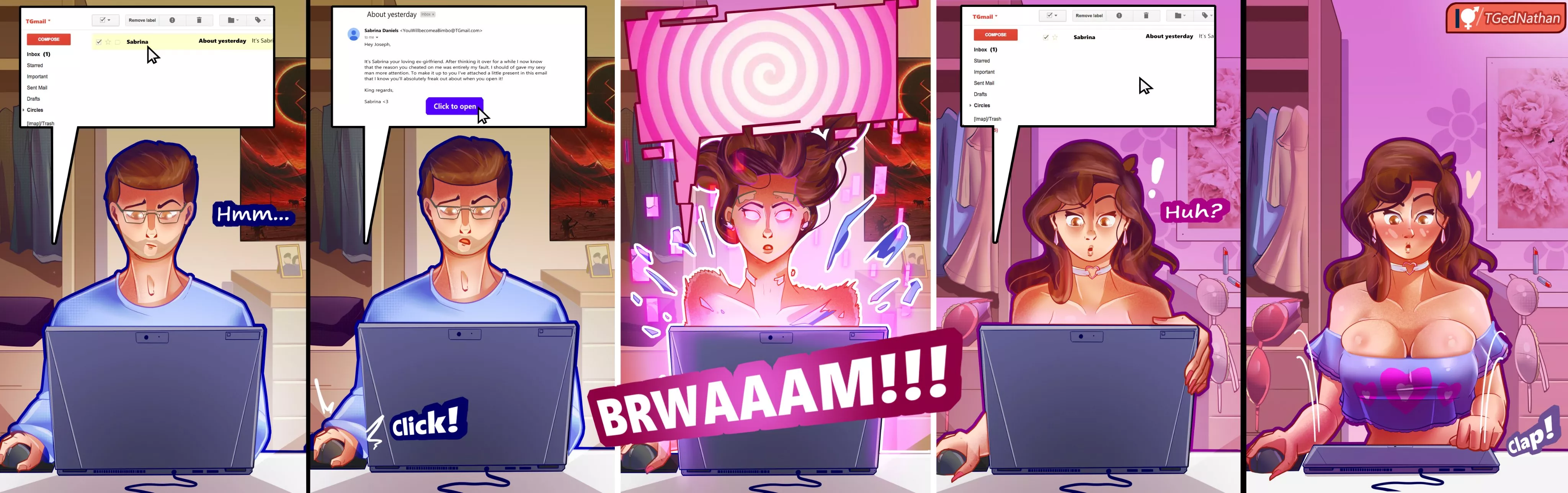 Hypnotic Email by TGedNathan posted by bigtgfan