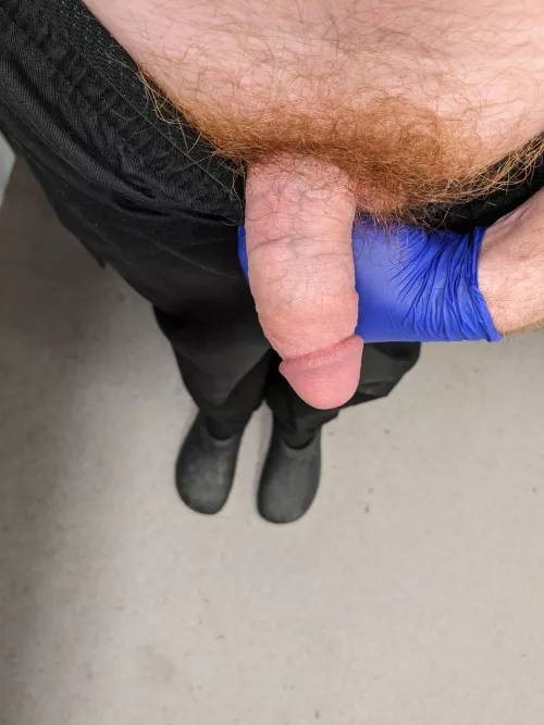 Just a horny ginger at work by Drysthawk