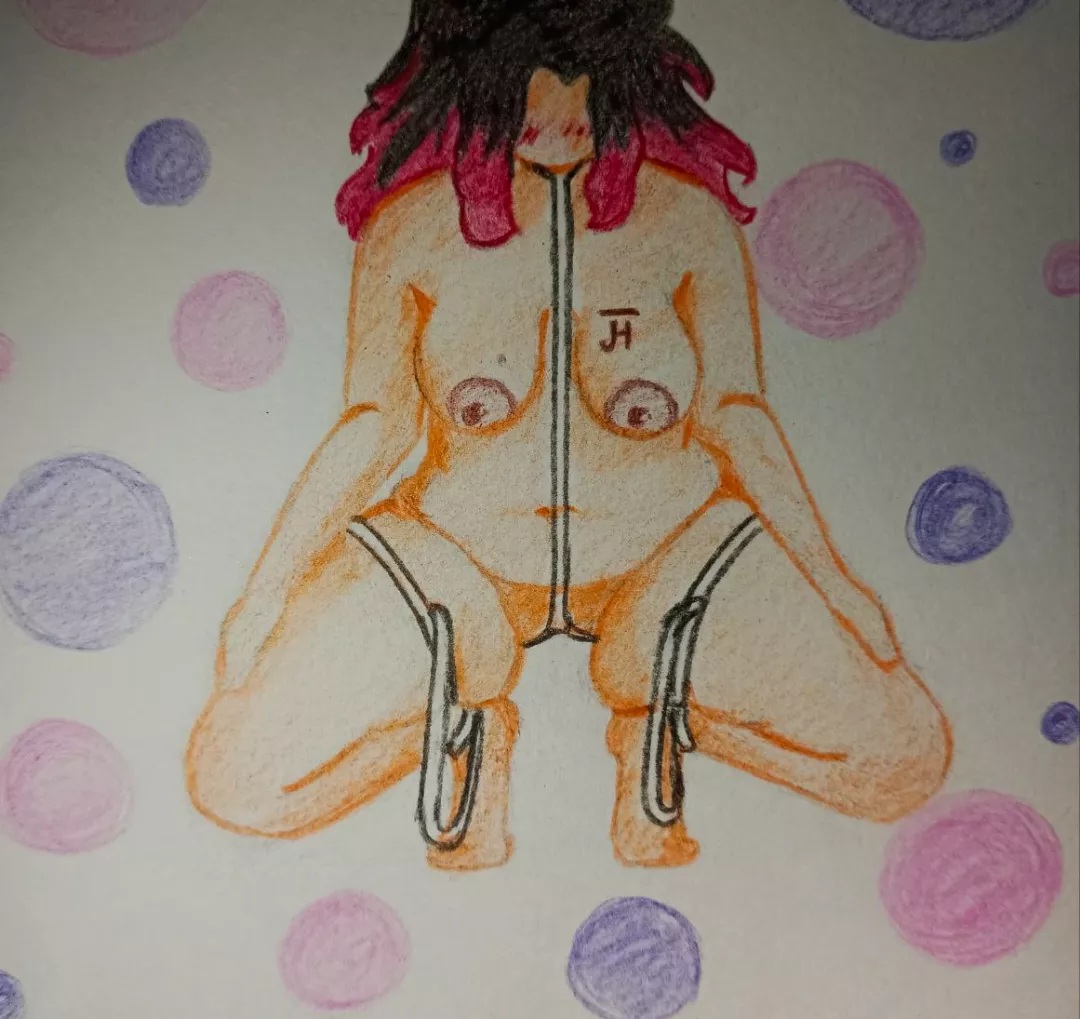 Just sketching the time sir made me tie a really pretty string- body harness! It was an experience:) posted by subby_vi