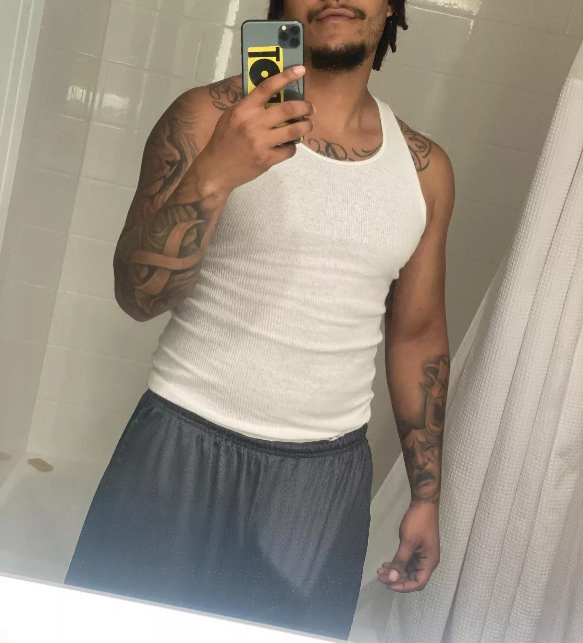 Loose shorts can almost hide it posted by No-Chemist5248