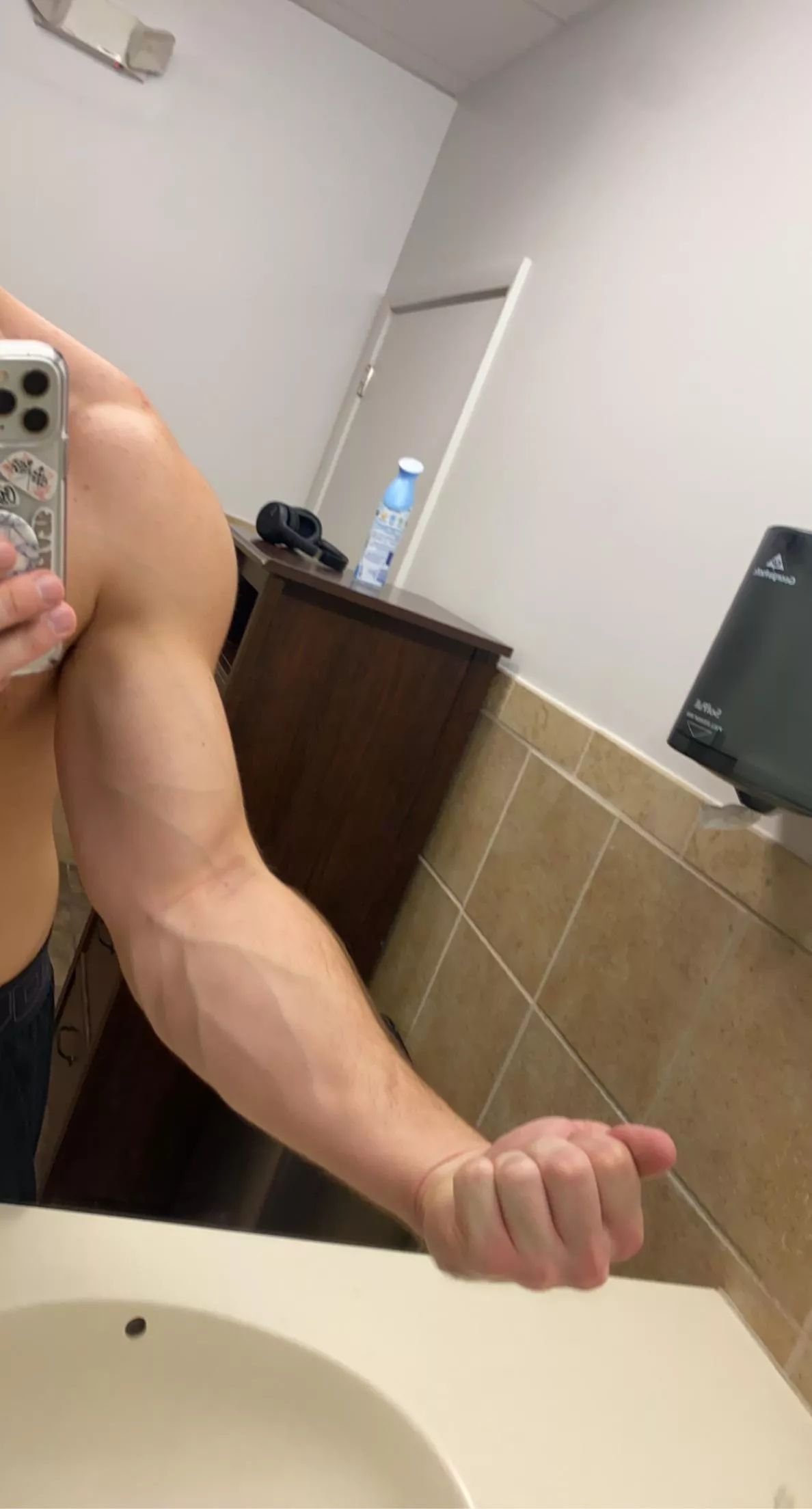 More of my veins from after my workouts. it’s crazy posted by Throwaway999989890