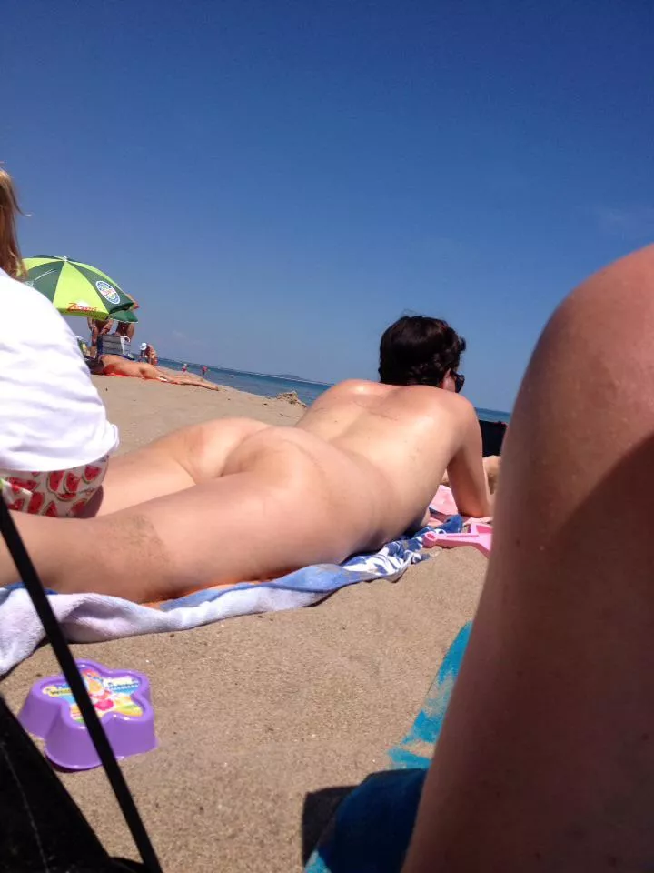 Mrs and I enjoying the beach earlier this year posted by shadyroses1702