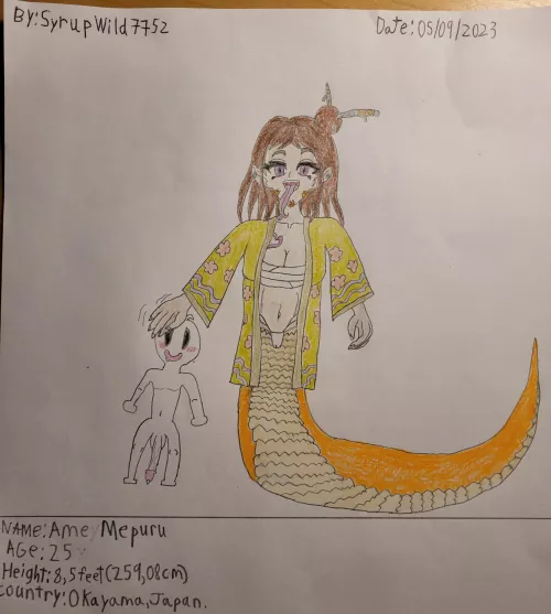 My Lamia (OC) by SyrupWild7752