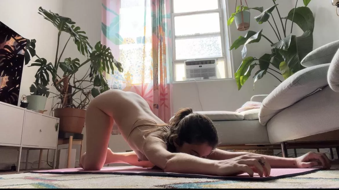 Puppy pose is a favorite of mine posted by bellatrixortreat