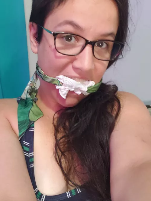 Those white satin panties were tasty 🥰 by GabySea