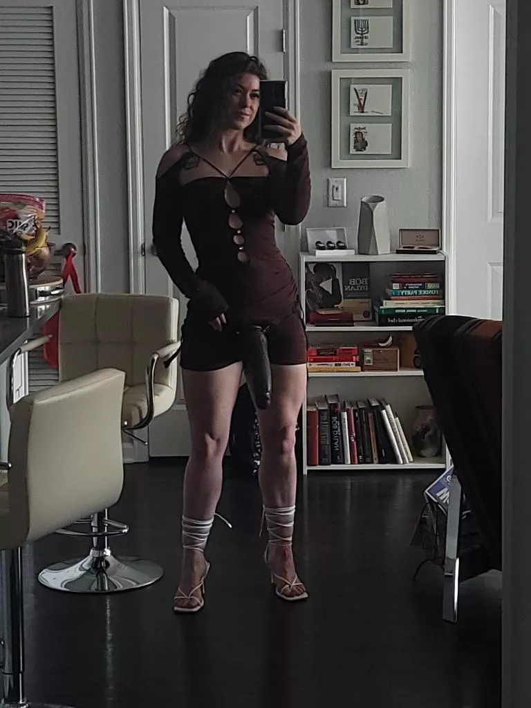 What would you do if I showed up to our date wearing this? posted by feetofastoner