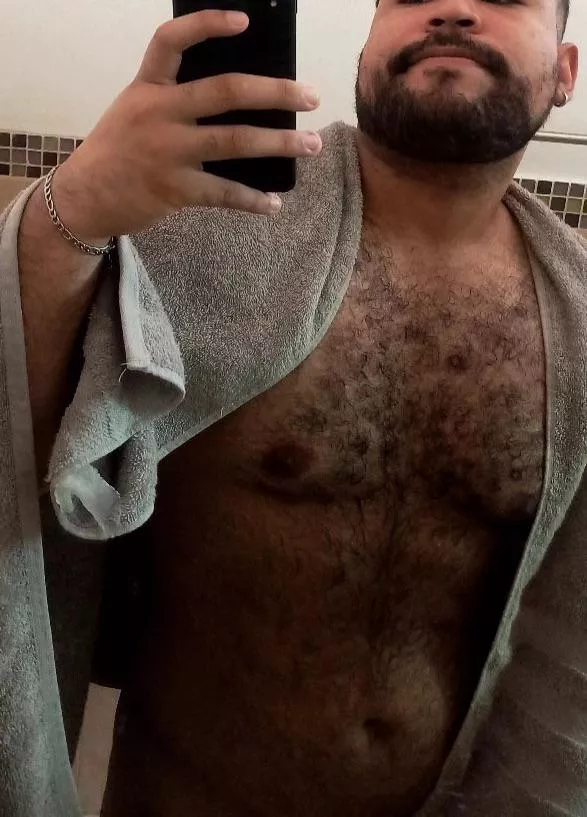 who wants to shower w/ a hairy bear? posted by hairysir4u