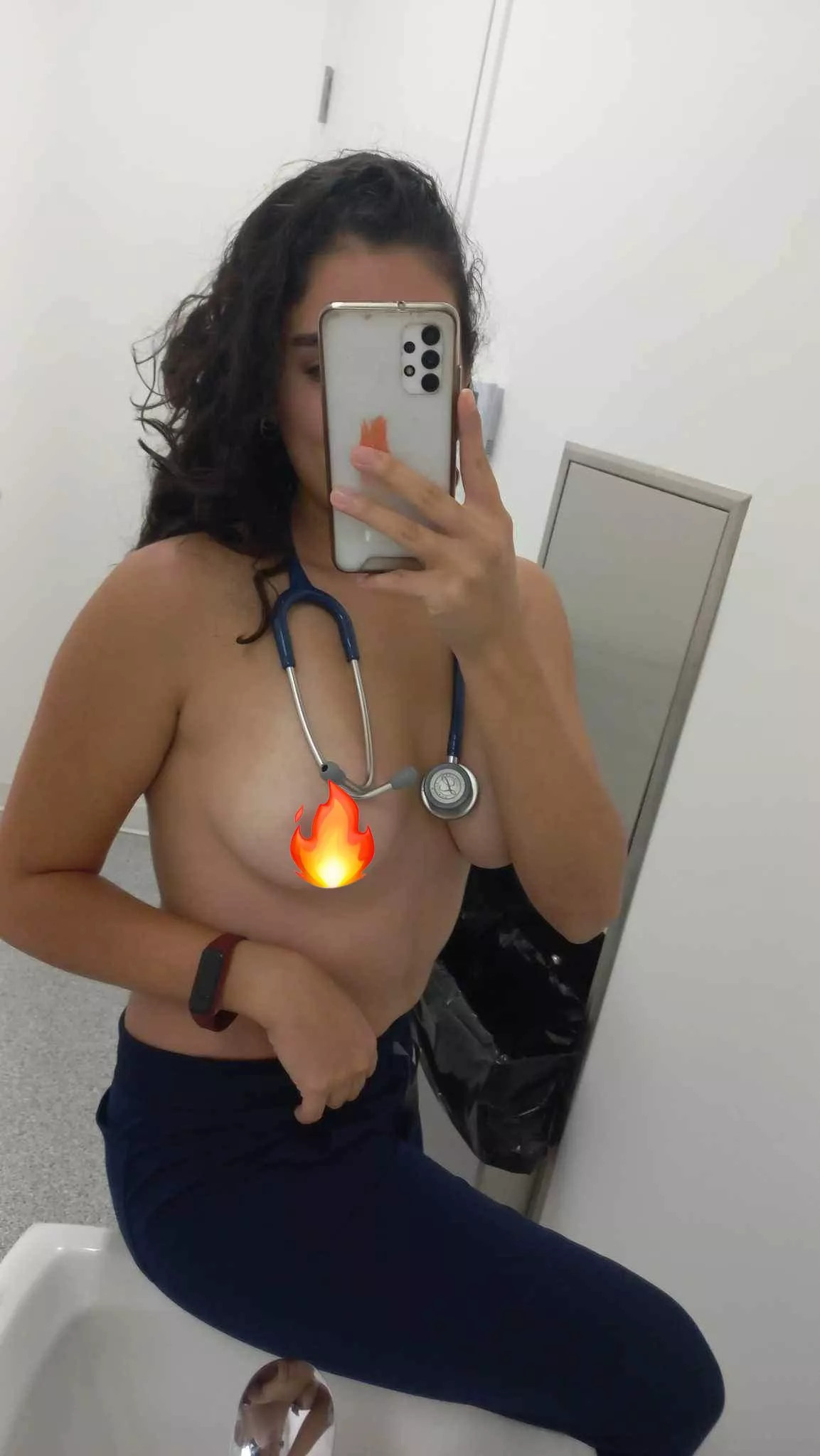 Work break, alone this time 😏 posted by cwbrownster