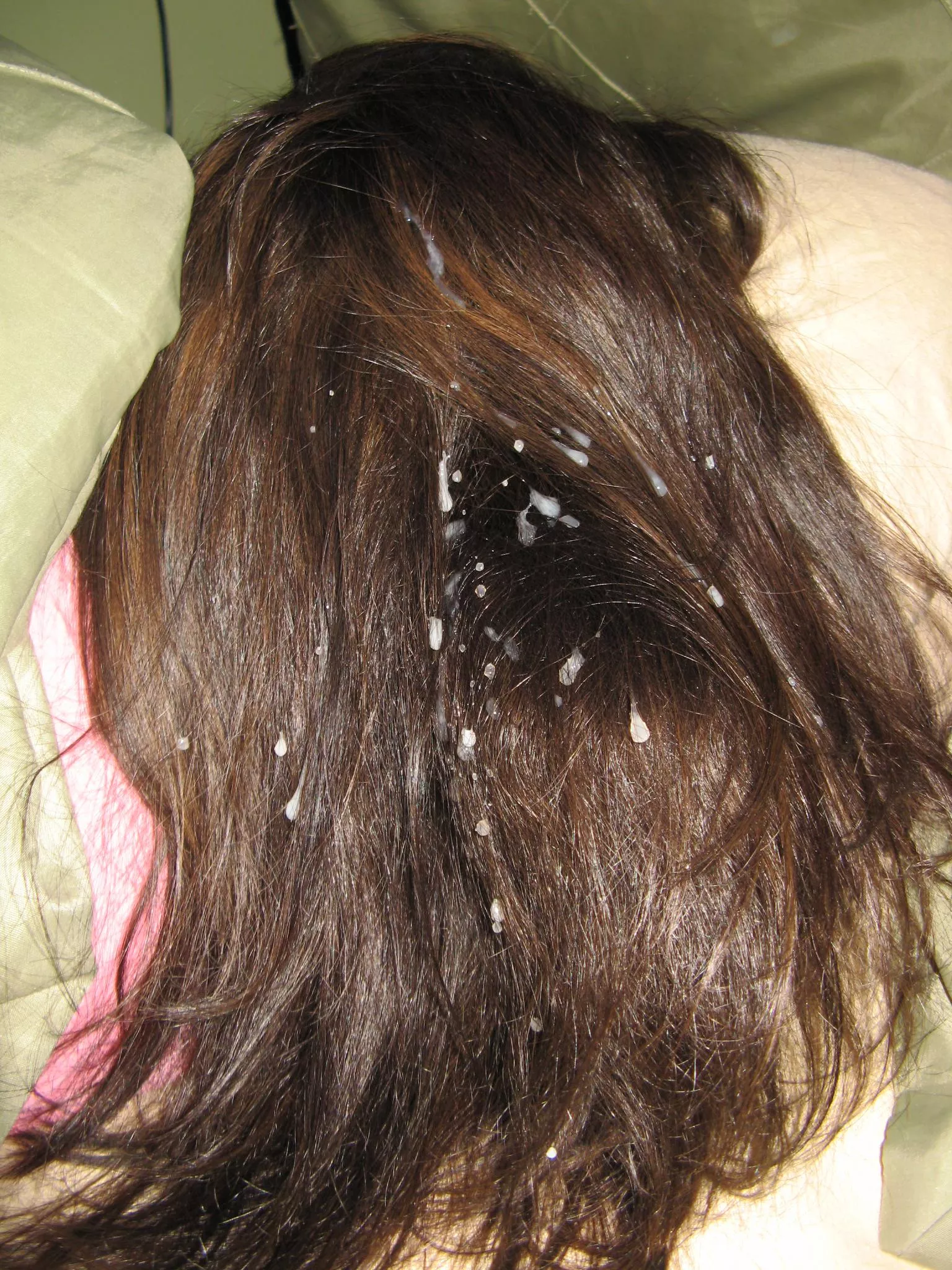 All over her sleeping hair posted by willbath