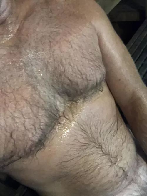 Anyone want to hit the sauna with a horny dad(55)?? Or at least give me something to use in the shower by aitor33
