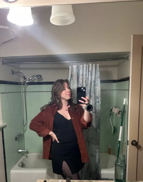 [f] Man shirt, short skirt…. by -perky_peaches-