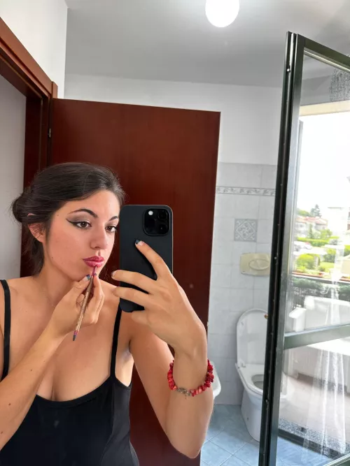 Getting ready for my date with you F19 OC by little__devill