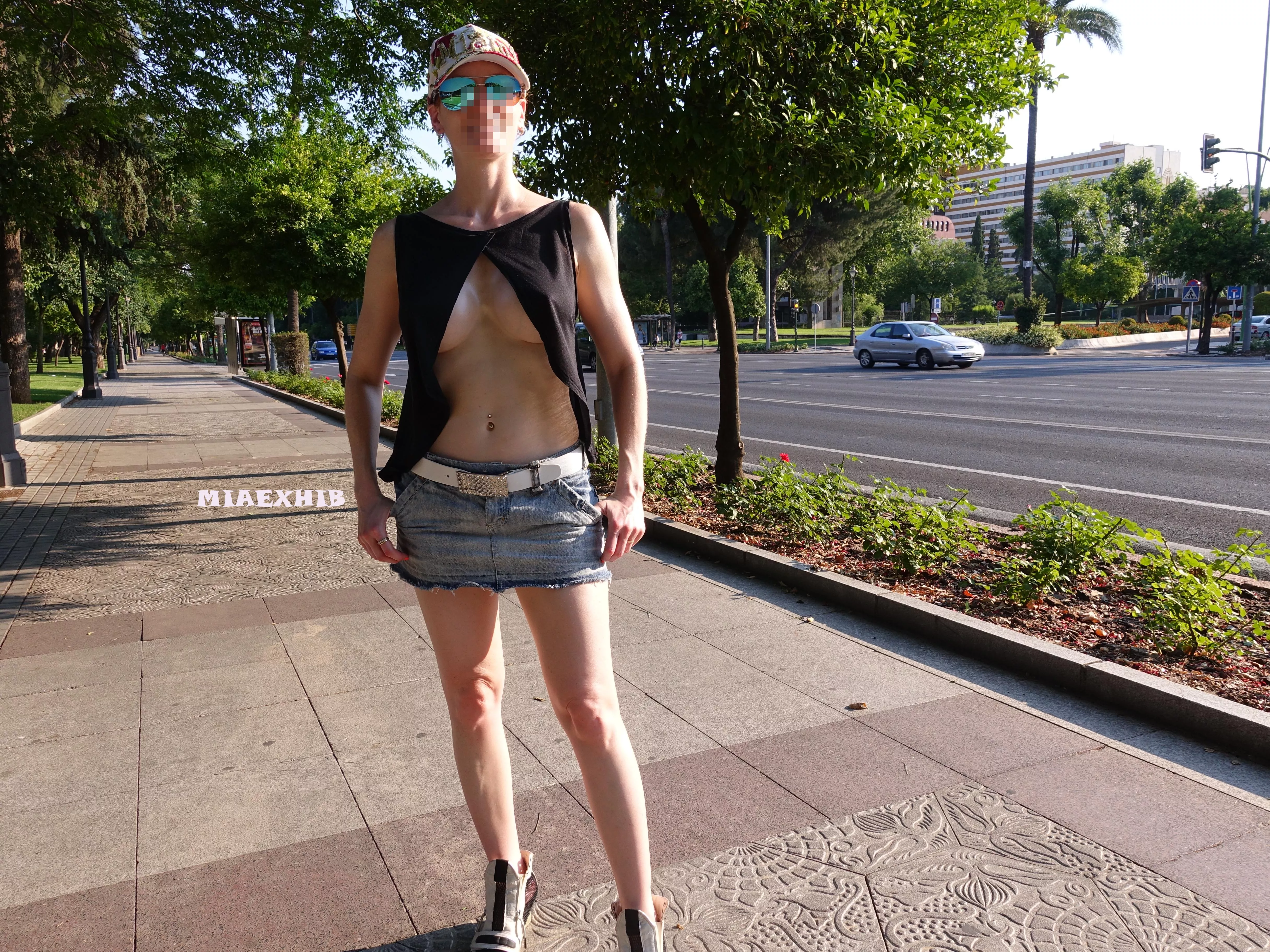 How do you like my top? posted by miaexhib