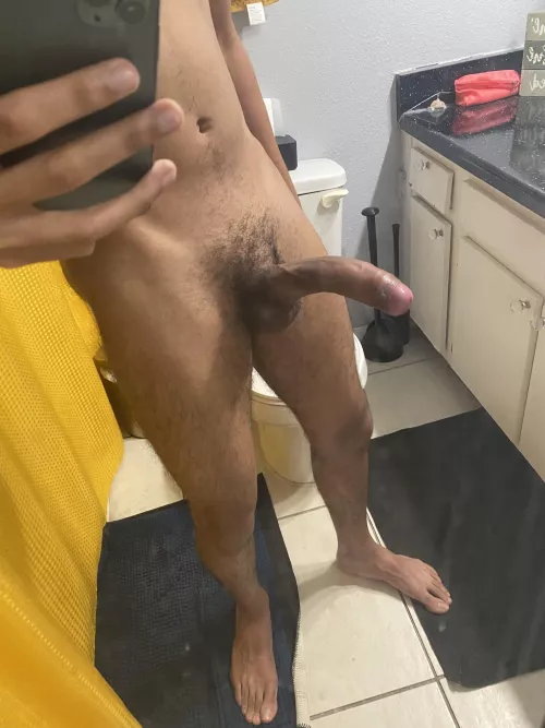 It’s so big and heavy that it curves downward by WWESlutsLover