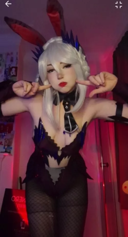 Pouty bunny by ArmyResponsible6451