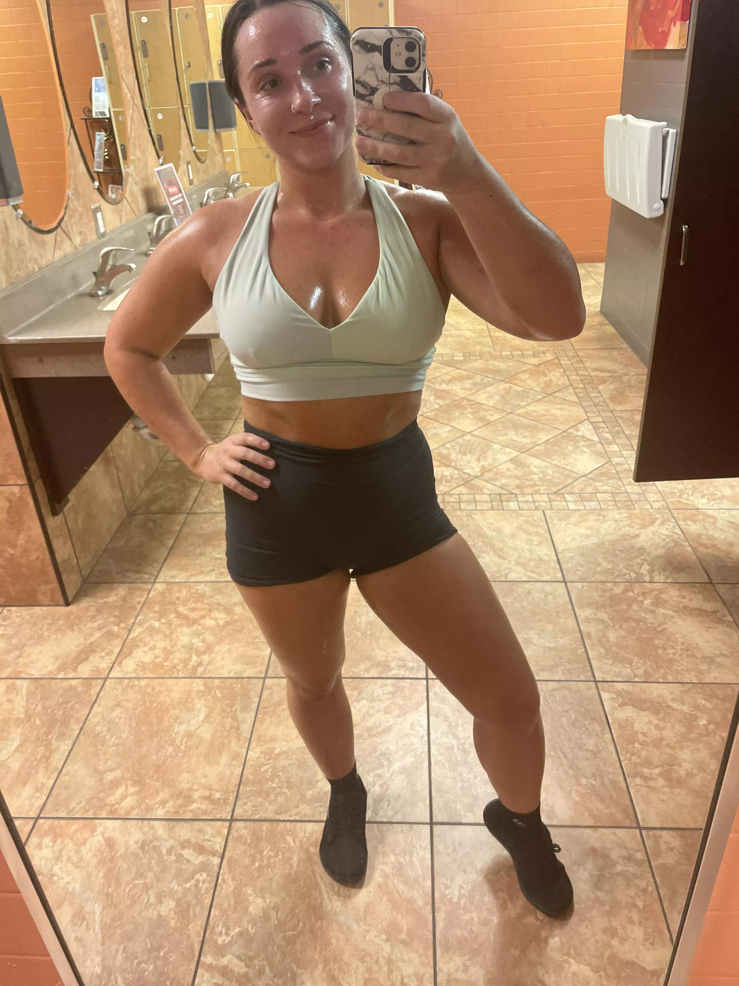 Pretty sure even my eyeballs are sweating. posted by Buttcheeksnbarbells