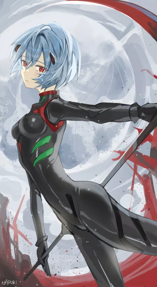 Rei Ayanami [Evangelion] by CheetahSperm18