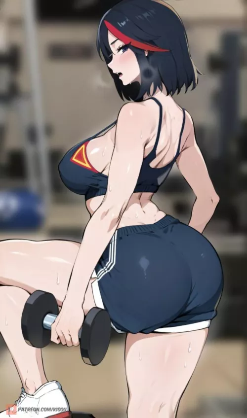 Ryuko at the gym by EnvironmentActive945