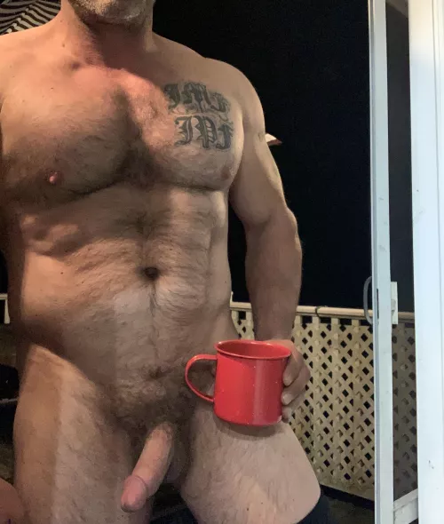 Time for a coffee before I pull this uniform up,she’s making me wait by Werewolf4848