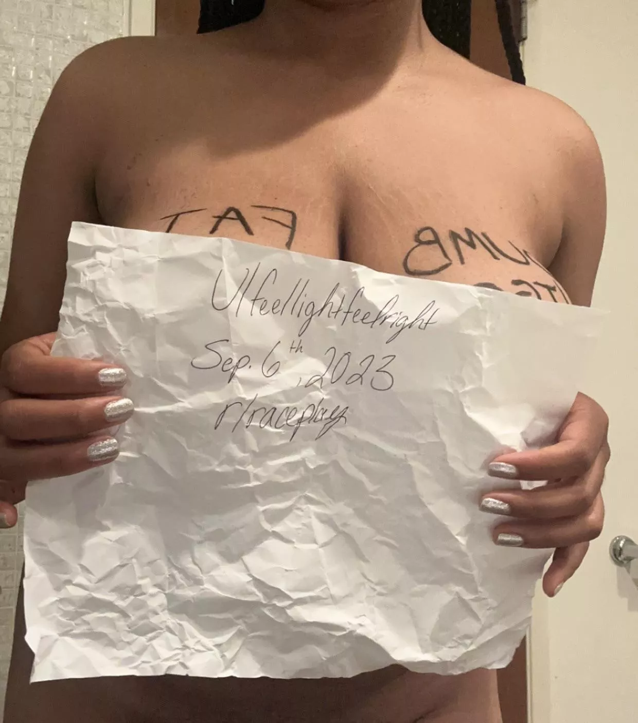 Verification Post posted by feellightfeelright